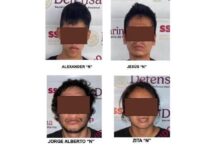 Gráfica oficial de la FGE: cuatro personas vinculadas a proceso por extorsión y secuestro en Poza Rica y Coatzintla